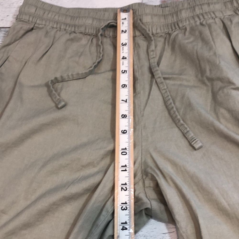 32 Degrees Cool Linen Blend Pull On Ankle Pants Large - Picture 8 of 9
